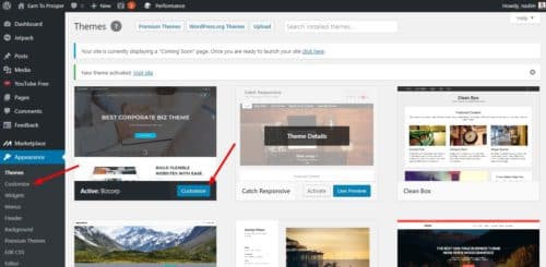 Zero To Theme - Choosing a WordPress Theme - Customizing Your Theme