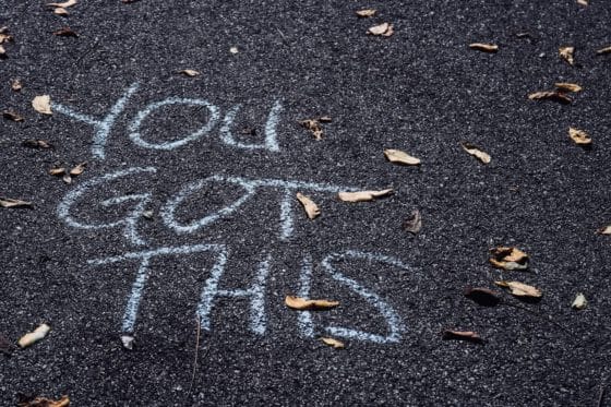 gravel with the words "You GOT THIS" - Overcome The Feeling Of Overwhelm