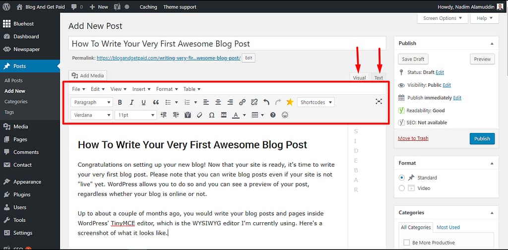 First Blog Post - Epic Content