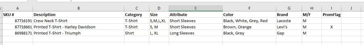 Screenshot of an example of upload file for products - Setting Up Your WooCommerce Online Store