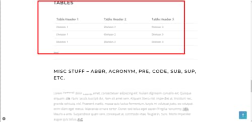 Zero To Theme - Choose a theme - Tables