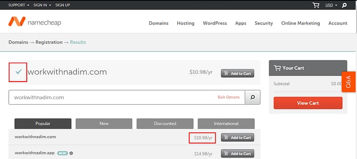 From zero to domain name - choosing your domain name